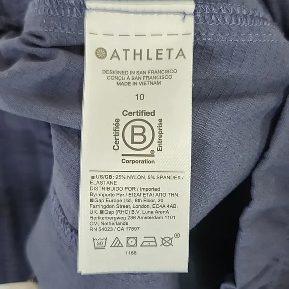 Athleta Trekkie Parachute Pants, Navy, 10 - Picture 15 of 16